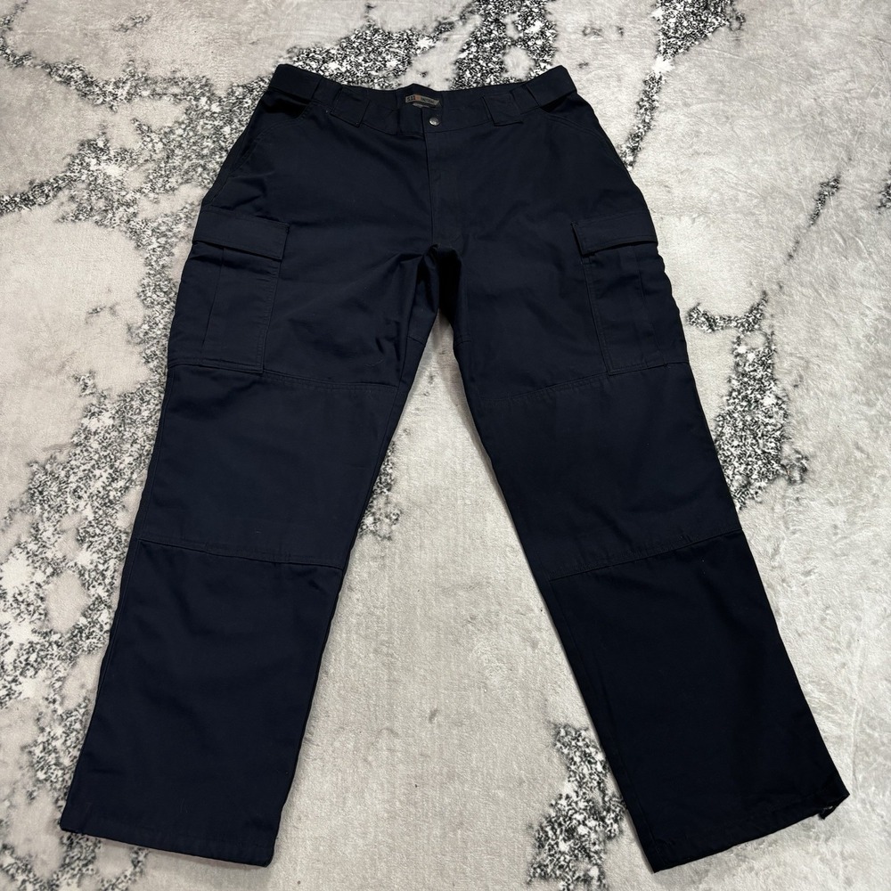 5.11 Tactical Cargo Pants Men Size XL Regular Navy Blue Work Uniform Outdoor TDU